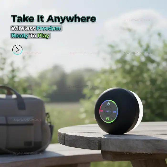Mini haut-parleur Bluetooth sans fil étanche pour douche