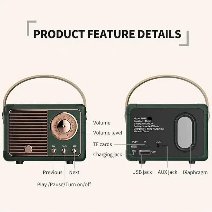 Caixa De Som-Haut-parleur Bluetooth