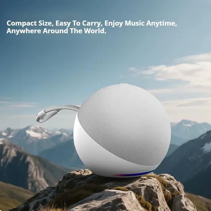 Haut-parleur Bluetooth sans fil Alaxe avec 360 °