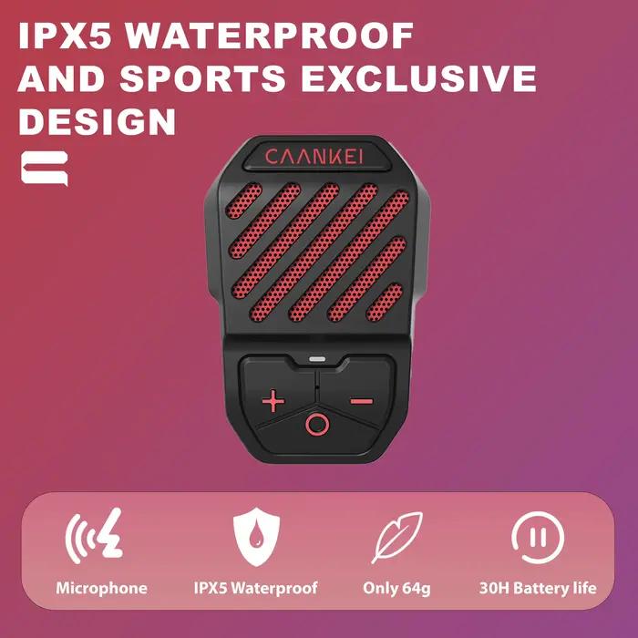 Haut-parleur Bluetooth Portable Étanche IPX5 avec Microphone Intégré pour Musique et Appels Mains Libres Occasions Extérieures