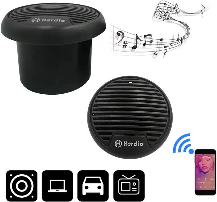 Herdio 160W haut-parleur de salle de bain amplificateur Audio Bluetooth IPX6 étanche