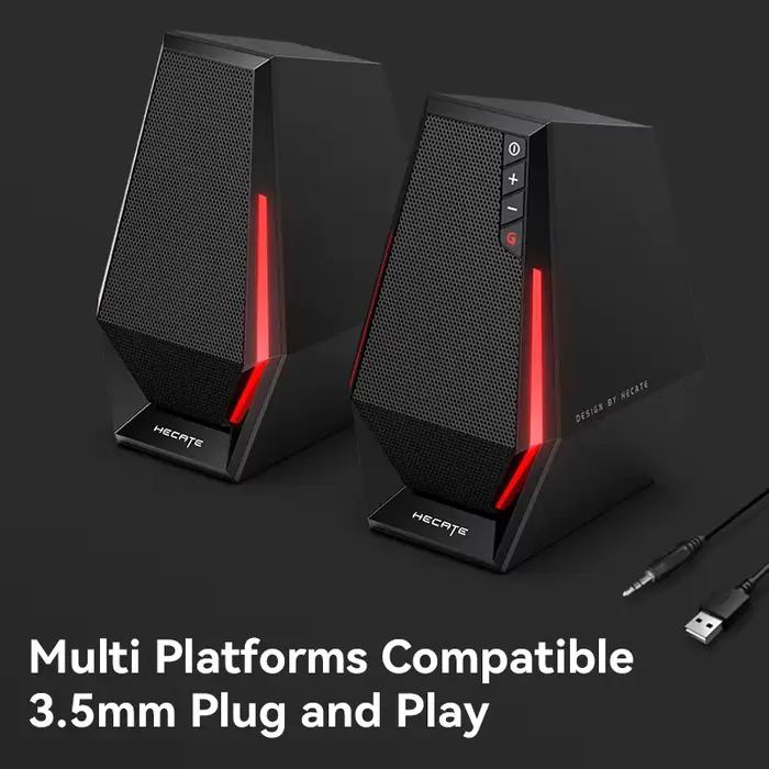 Edifier G1500 SE haut-parleurs d'ordinateur 2.0 bureau USB 3.5mm entrée AUX
