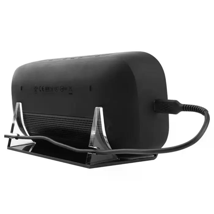 Support de haut-parleur de bureau en acrylique