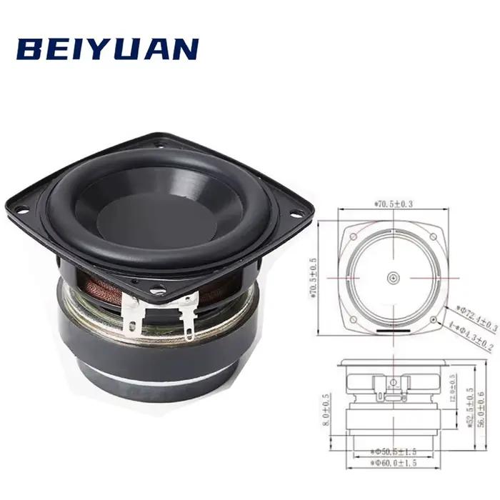 Haut-parleur 2.75 pouces 4 Ohms 20W en métal pour système audio personnel et événements familiaux