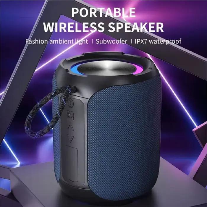 Haut-parleur Bluetooth portable de haute qualité avec batterie longue durée de vie pour usage à la maison et voyage occasions spéciales