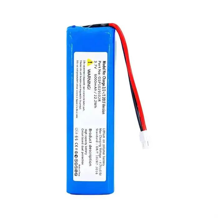 Batterie de haut-parleur longue durée 6000Mah pour Jbl Charge 2 Plus 3