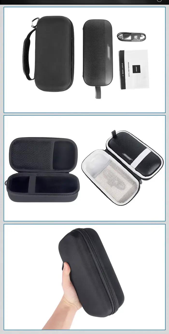 Étui de transport pour haut-parleur Bose SoundLink Flex, compatible Bluetooth, sac de rangement Portable, housse rigide et étanche EVA pour protéger et transporter votre haut-parleur en toute sécurité et style
