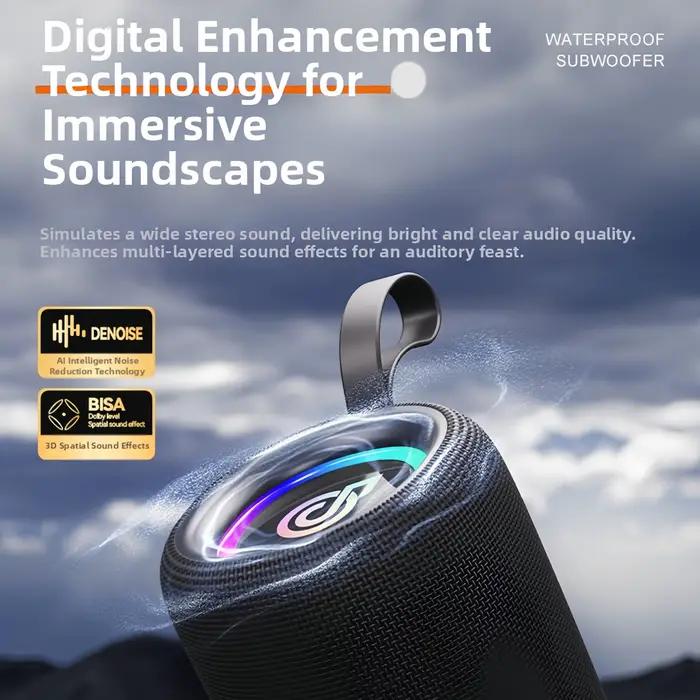 Enceintes Bluetooth HiFi 40W avec basses améliorées