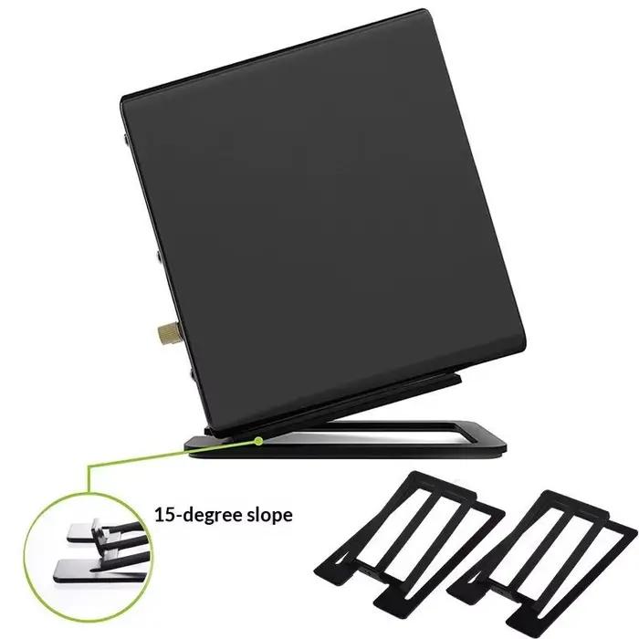★ ▲ Support de haut-parleur ergonomique 2 pièces pour bureau, optimisation de l'espace, support audio pour ordinateur