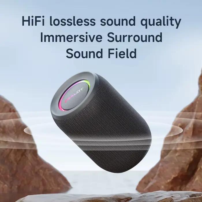 Haut-parleur Bluetooth Zealot S32PRO puissant pour musique immersive, basses claires, résistance à l'eau et longue durée de lecture pour usage domestique et en plein air