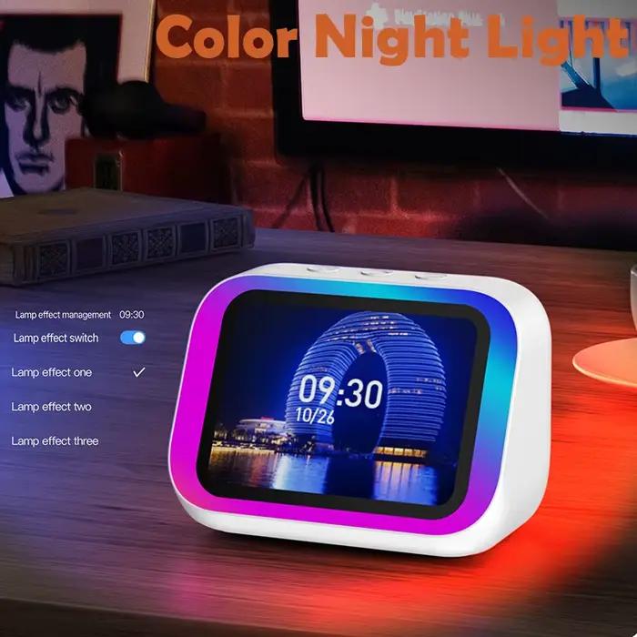Réveil intelligent, haut-parleur Bluetooth