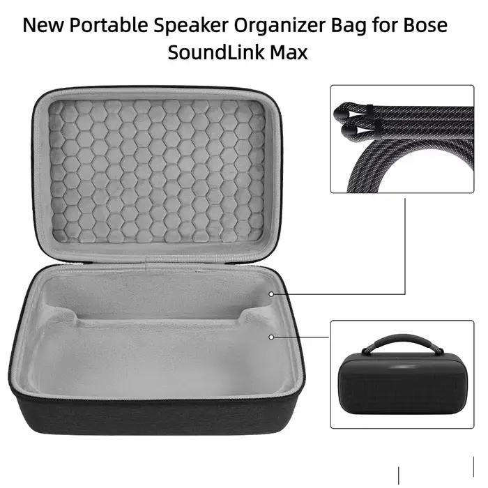 Étui de transport rigide de protection pour haut-parleur Bose Soundlink Max