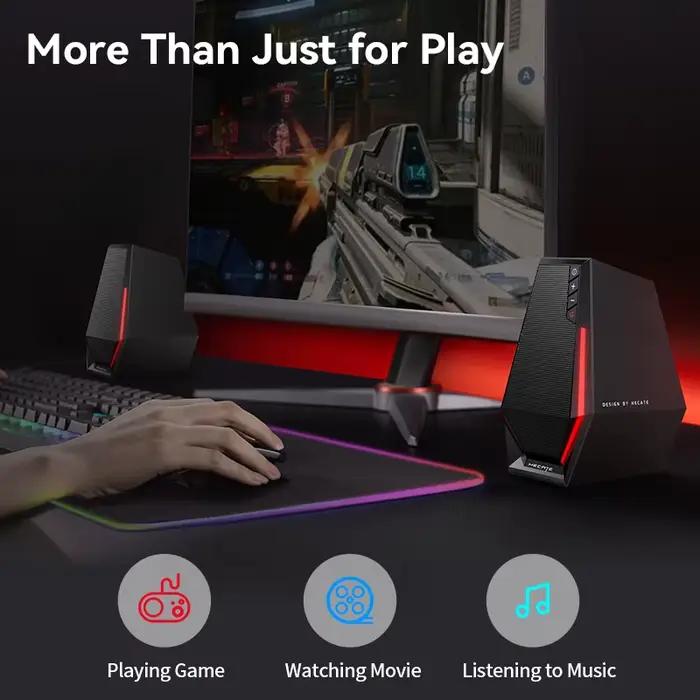 Edifier G1500 SE haut-parleurs d'ordinateur 2.0 bureau USB 3.5mm entrée AUX