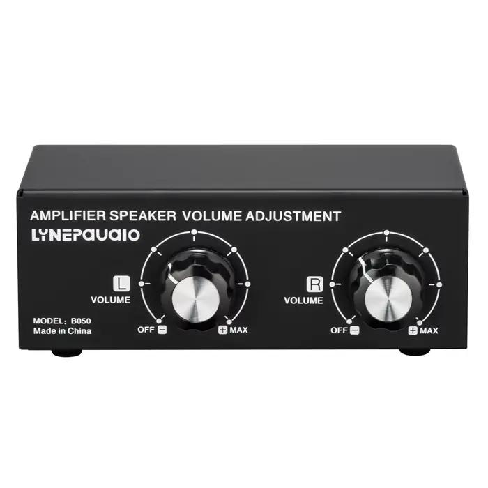 Contrôleur de volume de haut-parleur passif FarSoo B050 pour audiophiles système audio réglage indépendant volume canal gauche droit occasions spéciales