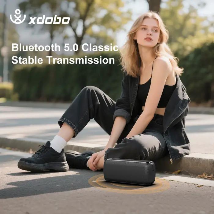 XDOBO X8 60W haut-parleurs extérieurs portables Bluetooth sans fil basse caisson de basses étanche 6600mAh fonction TWS Support TF/AUX