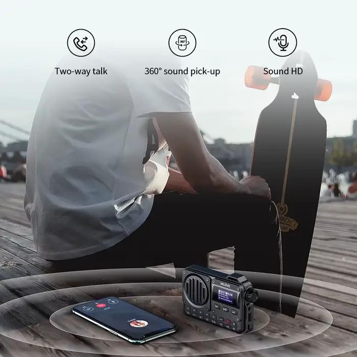 Haut-parleur Bluetooth MLOVE BV800 Portable avec Radio FM, Ecran LCD, Entrée AUX, Disque USB, Carte TF, Lecteur MP3 Occasions Extérieures et Intérieures