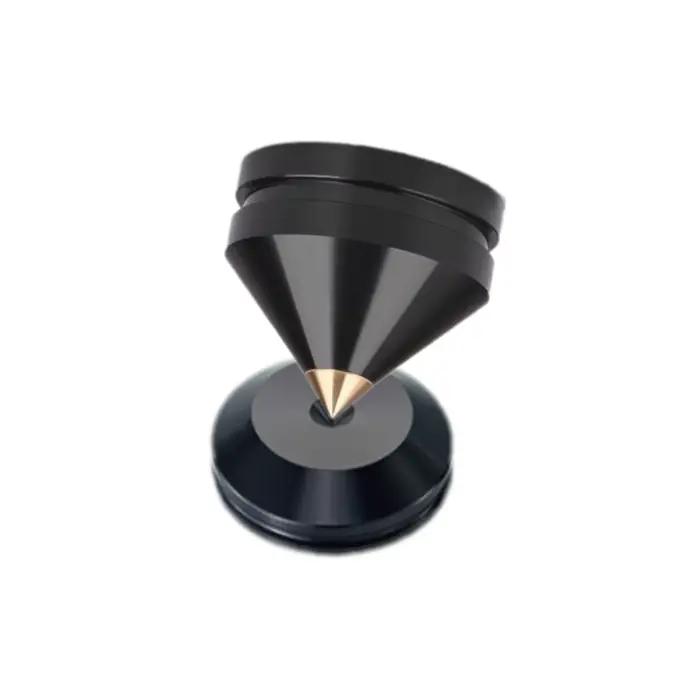 Pieds de support d'enceinte en alliage d'aluminium avec pointes coniques
