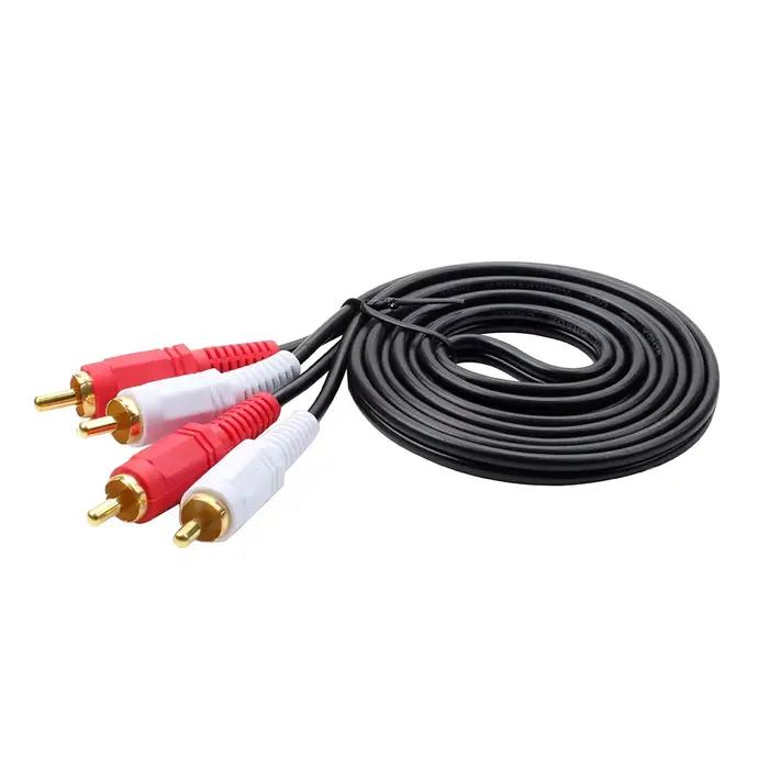 Câble audio 2 RCA vers 2 RCA rouge et blanc