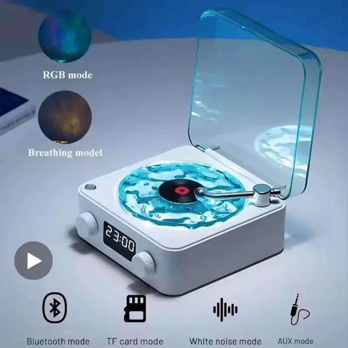 Enceinte Bluetooth portable sans fil avec subwoofer et lampe