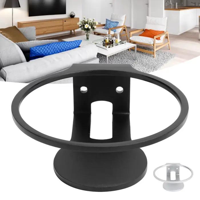 Support mural pour HomePod mini en alliage d'aluminium argent noir pour haut-parleur élégant et pratique pour la maison et les cadeaux d'occasion spéciale