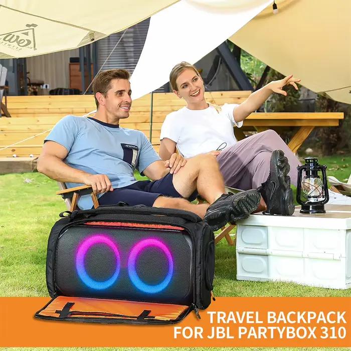 Sac à bandoulière étanche pour haut-parleur JBL PartyBox 310 multifonctionnel pour voyages et événements spéciaux