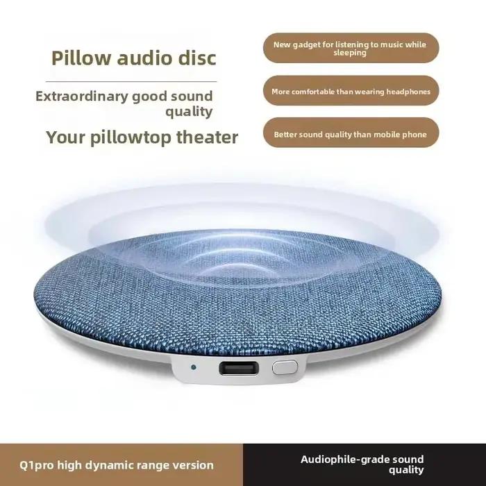 Mini haut-parleur Bluetooth 5.4 sous la couverture pour dormir musique haute-fidélité ambiance sonore à la maison occasion détente relaxation nocturne