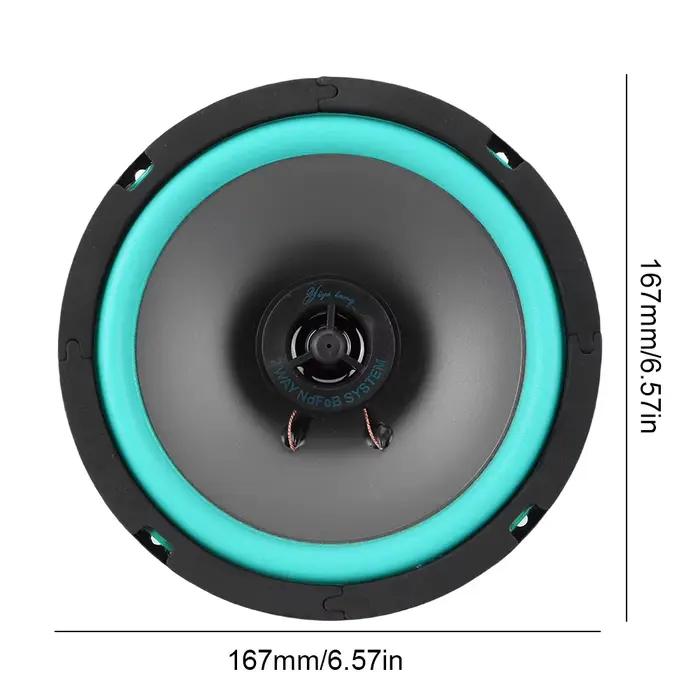 Haut-parleur de voiture 4/5/6,5 pouces 100/160W HiFi Coaxial Subwoofer Universel Audio Musique Stéréo Gamme Complexe de Fréquences Occasions Spéciales