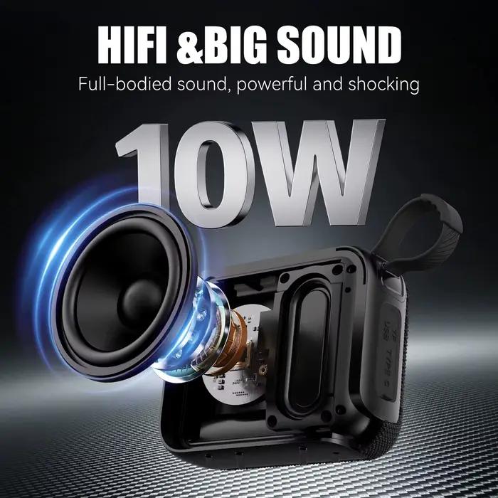 Haomuren Mini haut-parleur Bluetooth étanche Portable Sports de plein air caisson de basses