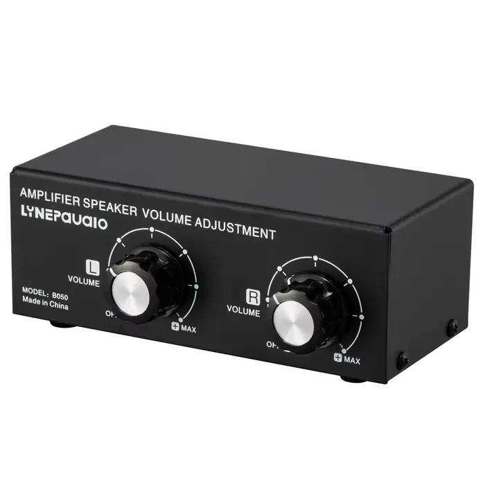 Contrôleur de volume de haut-parleur passif FarSoo B050 pour audiophiles système audio réglage indépendant volume canal gauche droit occasions spéciales