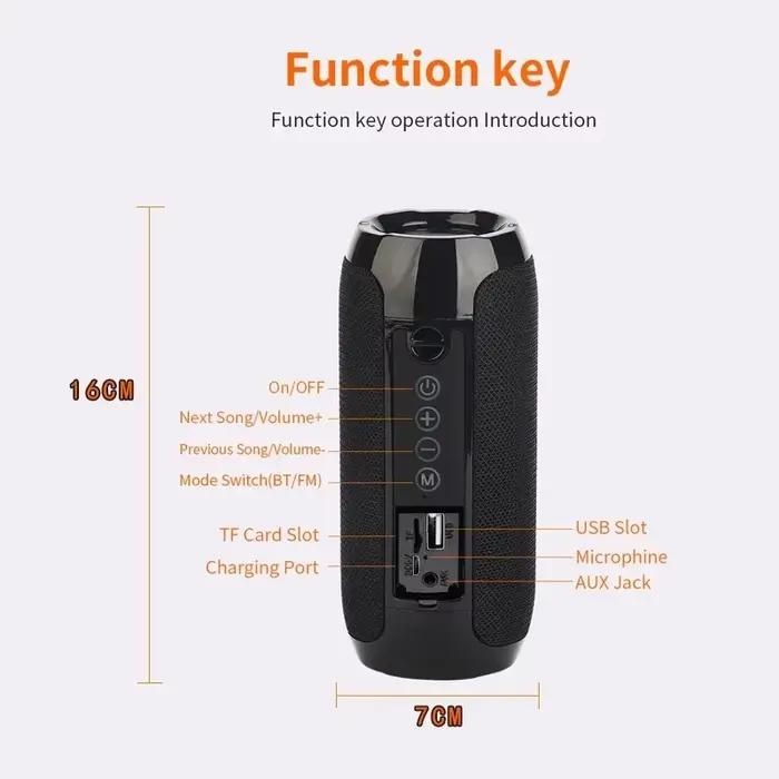 Haut-parleur Bluetooth Portable sans fil Caixa De Som boîte De son De musique