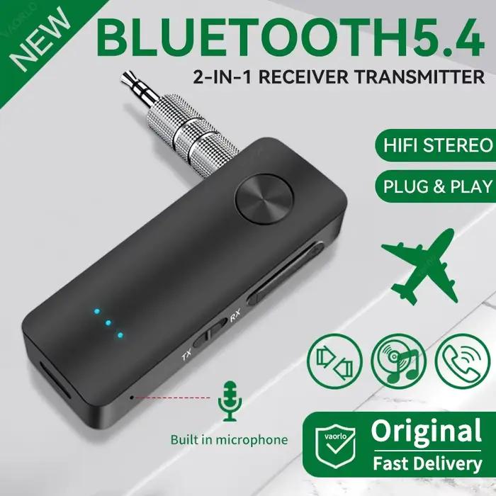 Transmetteur Recepteur Audio Bluetooth 5.4 Compatible Avec 3.5mm Et Type-C Pour Car Kit Voiture TV PC Haut-Parleurs Sans Fil Occasions Speciales