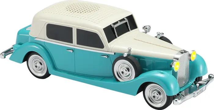 EONKO WS-1934 Guise berline Vintage voiture en forme de haut-parleur Bluetooth mains libres Selfie lumière LED TF USB FM AUX TWS Type C charge
