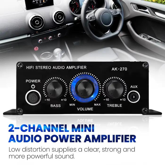 Mini amplificateur de puissance stéréo Audio à 2 canaux