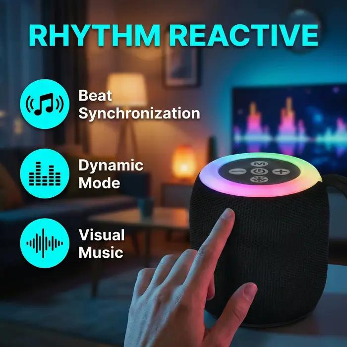 Enceinte Bluetooth Lenovo Portable avec Mode Surround 3D pour Extérieur et Maison Occasions Spéciales Saint Valentin