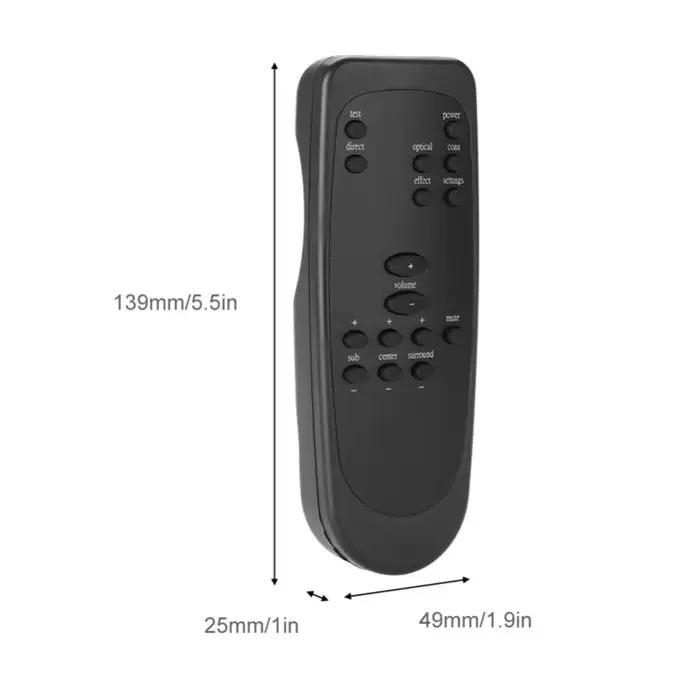 Télécommande de remplacement en ABS pour haut-parleur d'ordinateur Logitech Z-5500 Z-680 Z-5400 Z-5450 à distance de 8 mètres et plus pour contrôle facile de volume et de fonctionnement
