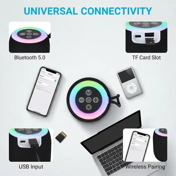 Enceinte Bluetooth Lenovo Portable avec Mode Surround 3D pour Extérieur et Maison Occasions Spéciales Saint Valentin