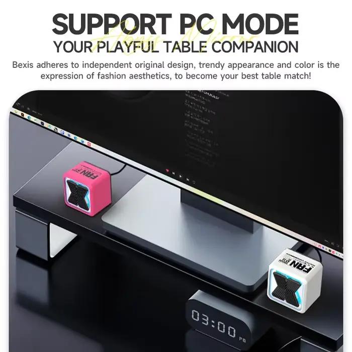 Mini haut-parleur Bluetooth stéréo portable fort son extérieur pour enfants et adultes usage quotidien et occasions spéciales