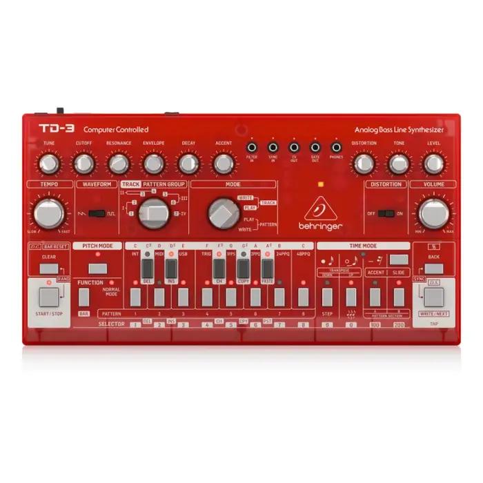 Synthétiseur de ligne de basse analogique Behringer série TD-3 avec VCO