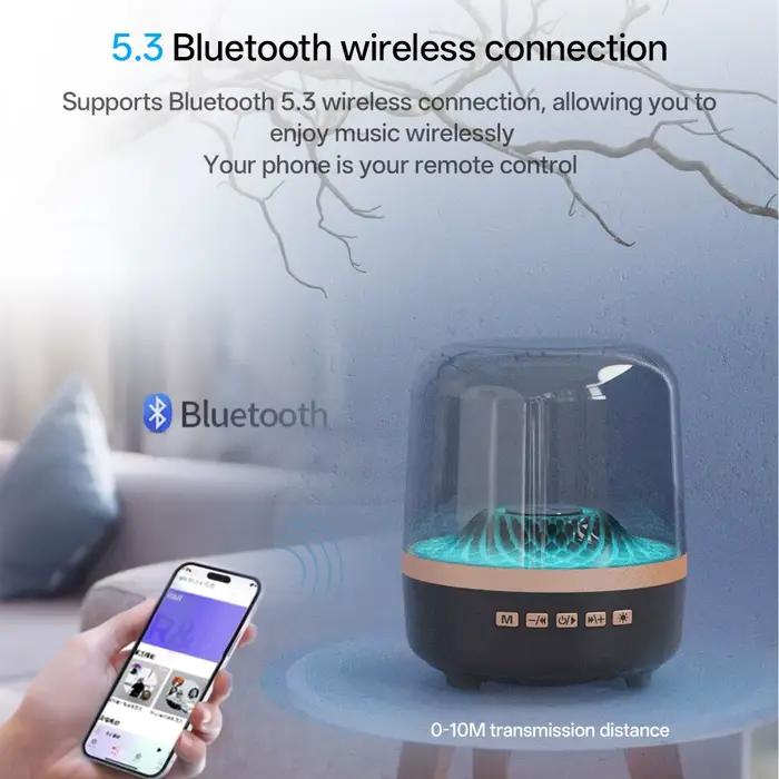 Nouvelle enceinte Bluetooth en verre coloré