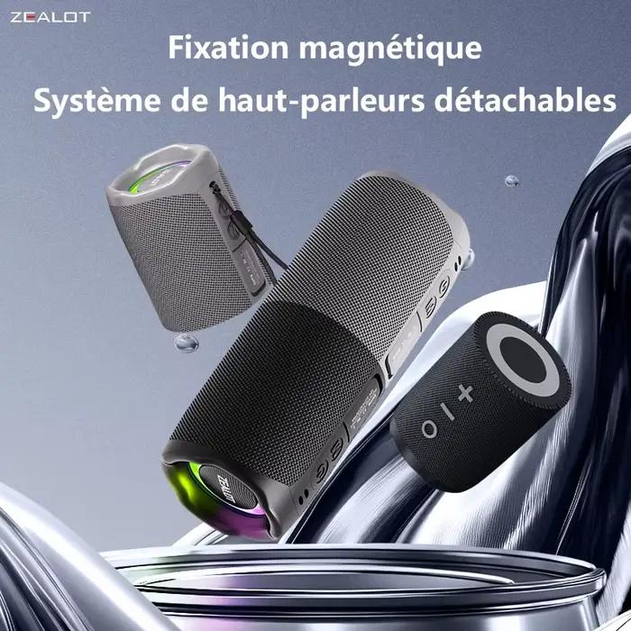 ZEALOT M5 Enceinte Bluetooth magnétique