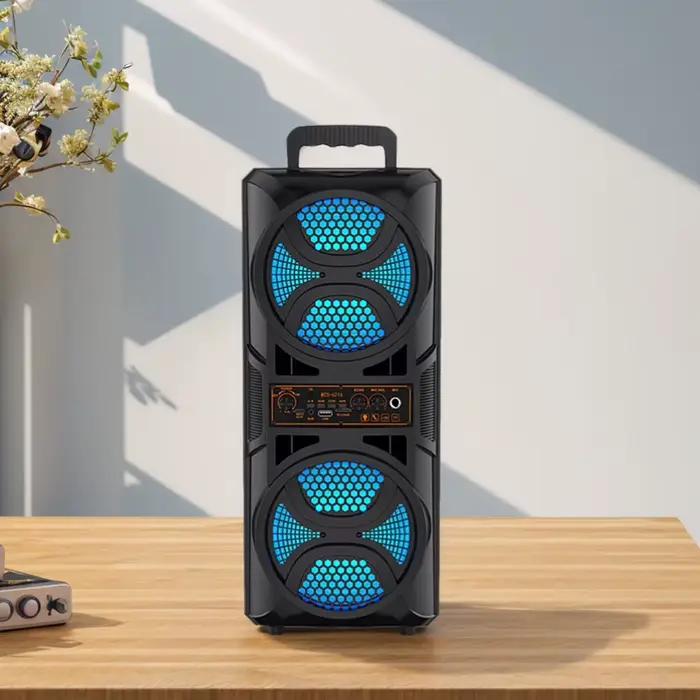 Enceinte Bluetooth portable avec double caisson de basses