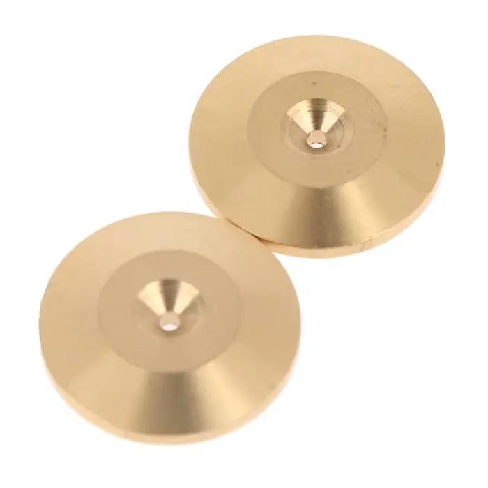 Pointes et patins d'isolation en cuivre pur pour enceintes Hi-Fi à base conique occasions spéciales audio maison