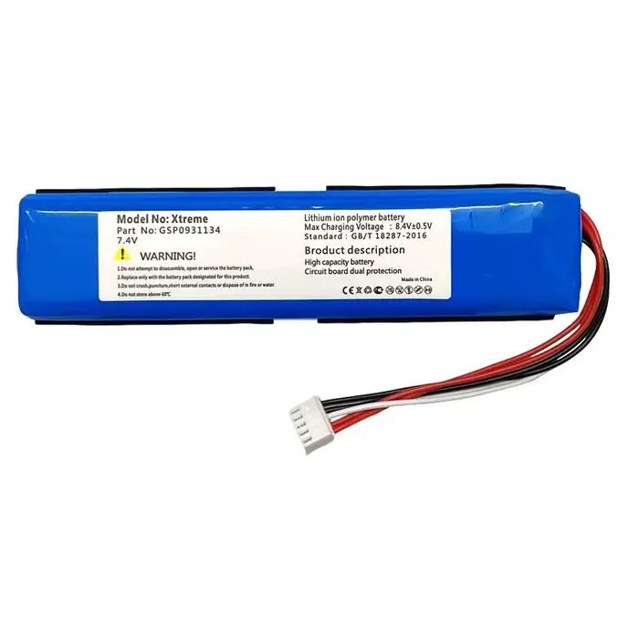 Batterie rechargeable 7.4V 5000mAh pour enceinte JBL Xtreme et Xtreme 1 lithium ternaire haute performance pour usage continu sans fil Bluetooth