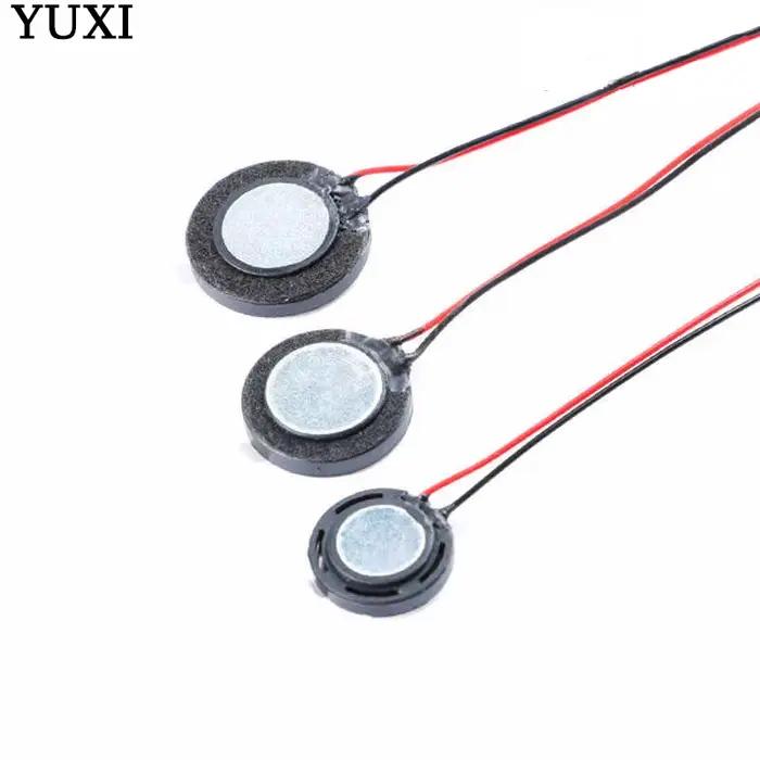 YUXI 2 pièces haut-parleur rond 15MM/18MM/20MM pour 8 Ohm 1W haut-parleurs téléphone portable petit
