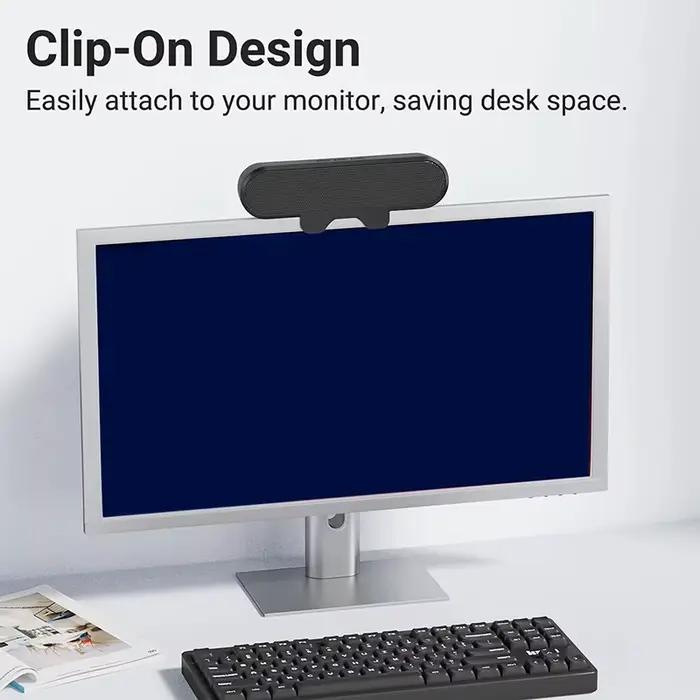 Mini Enceinte Soundbar Portable USB Filaire pour Ordinateur