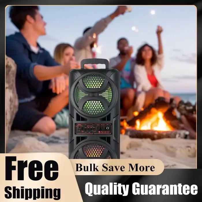Enceinte Bluetooth portable avec double caisson de basses