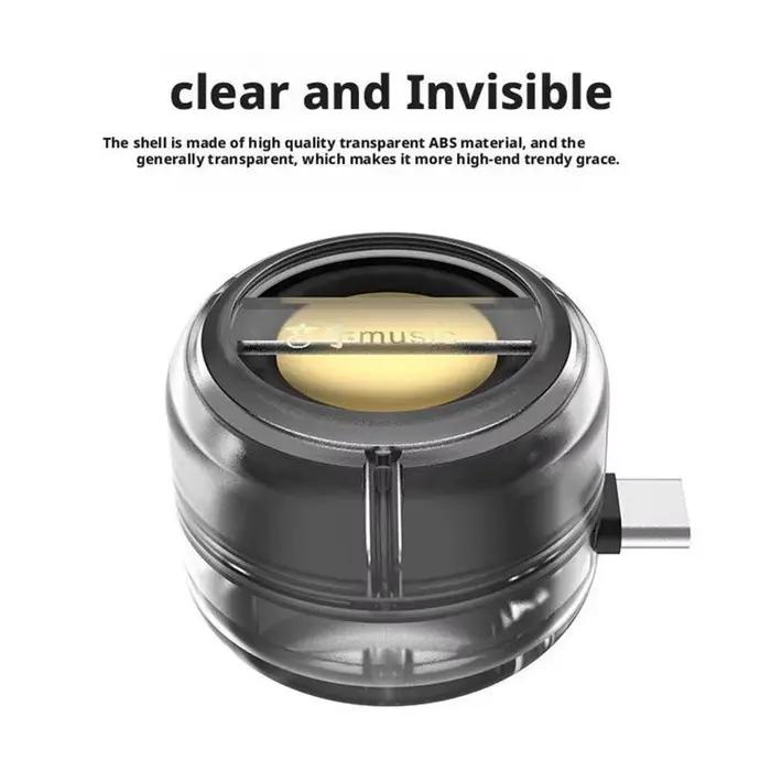 Mini haut-parleur portable avec interface audio USB-C/3