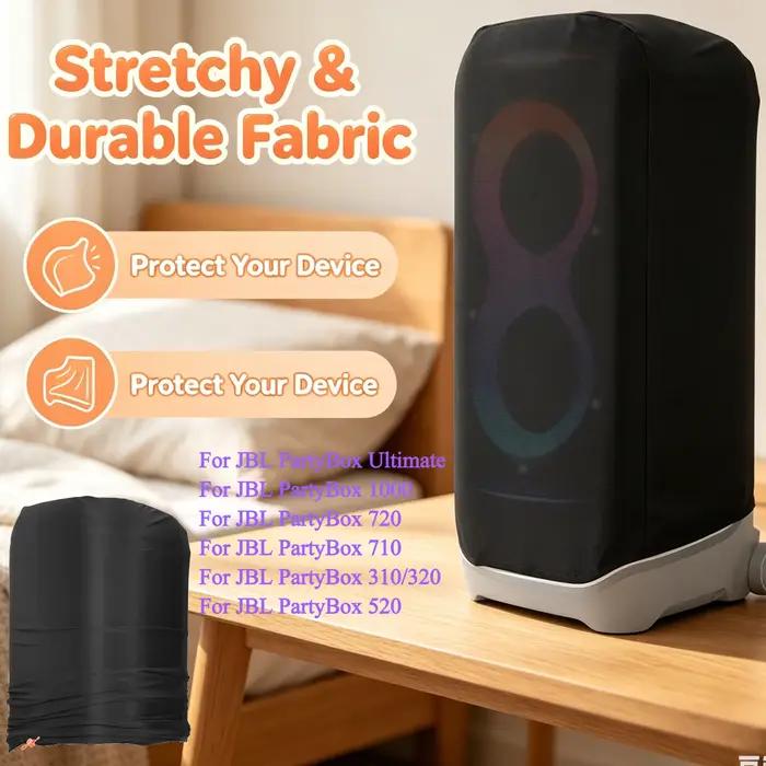Housse de protection noire pour haut-parleur