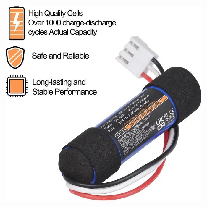 Batterie de remplacement aste pour haut-parleur Bluetooth sans fil Harman Kardon Onyx Studio 1/2/3500