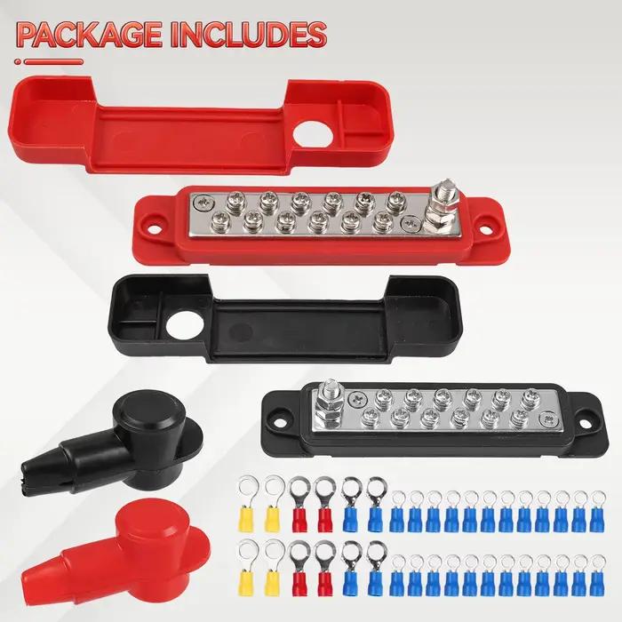 Bornier de voiture barre omnibus négative 12V 150A